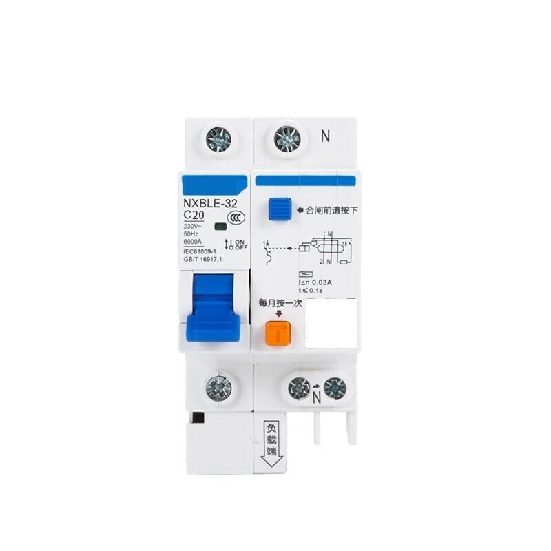 Disyuntor de Corriente Residual NXBLE-32 1P+N C20 para cuadros electricos