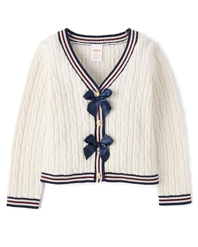 Gymboree Baby Girls' and Toddler Long Sleeve Cable Knit Cardigan Sweater