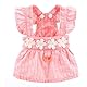 PAIDEFUL Kleid für kleine Hunde, elegantes Sommerkleid, gestreifter Welpenrock mit Blumenstickerei, Sommerriemen, Prinzessinnenkleider, coole Haustierkleidung, niedliches Katzen-, Chihuahua-Kostüm,