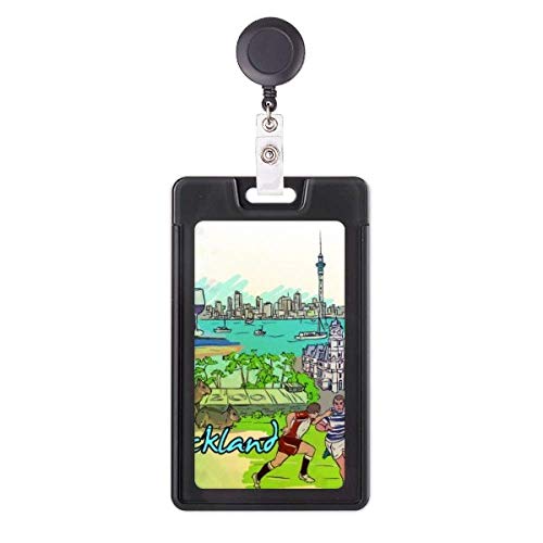 Pochette rétractable pour badge football vin rouge pour ne plus jamais perdre sa carte d'accès