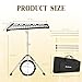 Soulmate Professional Glockenspiel Xylophone 32 Notes with Drum Pad, Complete Percussion Kit for Adults & Beginners Adjustable Stand, Drum Sticks, Carrying Bag - Ideal for Practice & Performance
