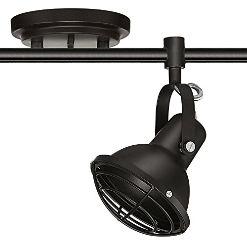 Globe Electric Mckinley 4 Track Lighting, Black Finish, Led Bulbs Included 59195 #TOP1