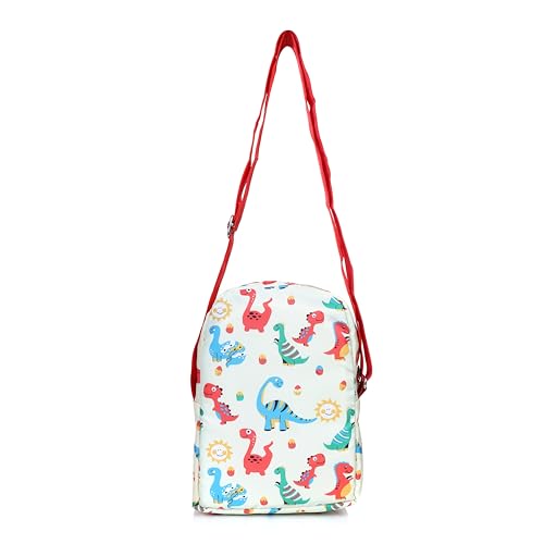 Image of Asera Kids Messenger Bag for Girls | Adjustable Crossbody Sling Bag with Front Pocket | Lightweight Travel Shoulder Bag for School, Picnic & Daily Use