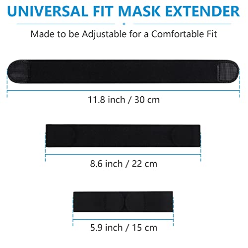 neoprene face mask ear savers comfortable mask extender for relief ear pain cute mask extender strap adjustable reusable lightweight mask holder with magic hook tape for teens amp adult