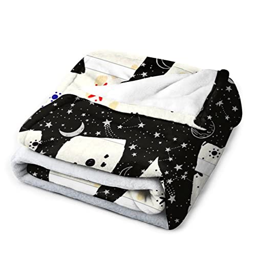 Elephant Throw Blanket for Teen - 50x60 Inches Throw Size - Soft Fluffy Cozy Blankets Gift - Grey Novelty Blanket Throws for Living Room Decorative