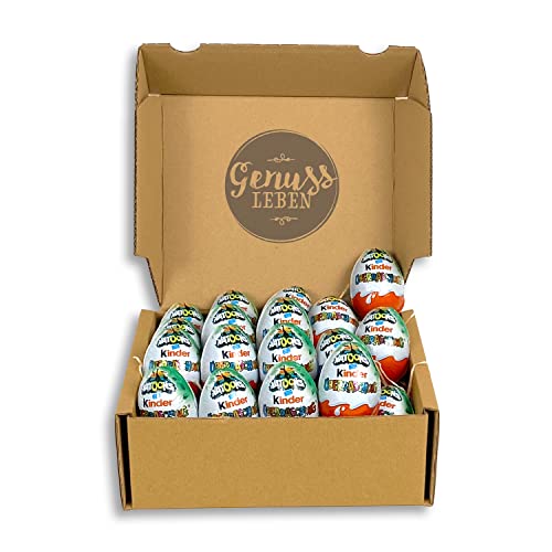 Genusslebenbox mit 240g Ü-Eiern, Überraschungseier als zum Sammeln und Vernaschen Cover