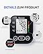 Sinocare Blutdruckmessgerät Oberarm für zu Hause, Blood Pressure Monitor, einfache und hochpräzise Handhabung, 2x99 Speicher, Manschette 22-42cm
