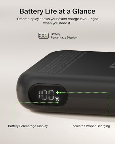 Belkin 10000mAh Qi2.2 25W MagSafe Power Bank w/Kickstand & Display - image 8