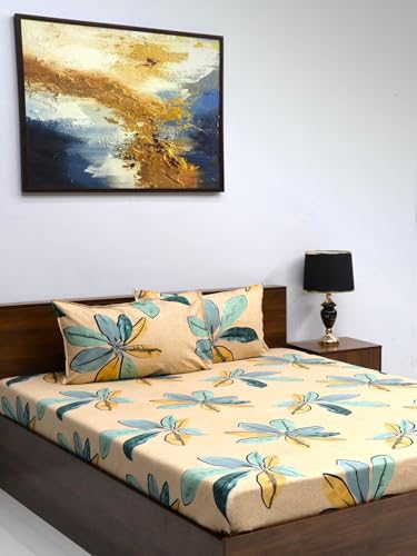 Bombay Dyeing Vista 144 TC Microfiber Green Queen Size Bedsheet with 2 Pillow Covers (B0D6KQV69H) Amazon Price History, Amazon Price Tracker