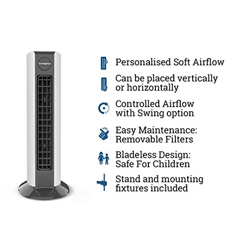 Image of Crompton Air Buddy Kitchen Fan (Grey)