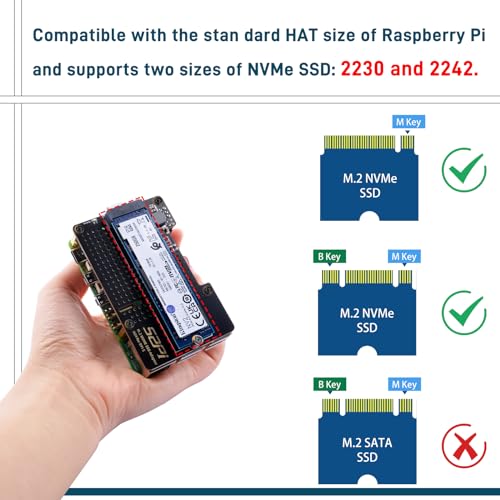 Boîtier métal pour Raspberry Pi 5 avec carte d'extension M.2 NVMe SSD - 5