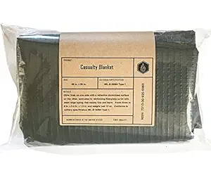 5col Survival Supply Casualty Blanket, MIL-B-36964 Type 1, Olive Drab