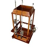 Angelrutenhalter 24 Quadratischer Angelrutenständer Aus Massivem Holz, Platzsparender Angelständer Für Die Aufbewahrung Der Meisten Arten Von Angelruten Und Combos