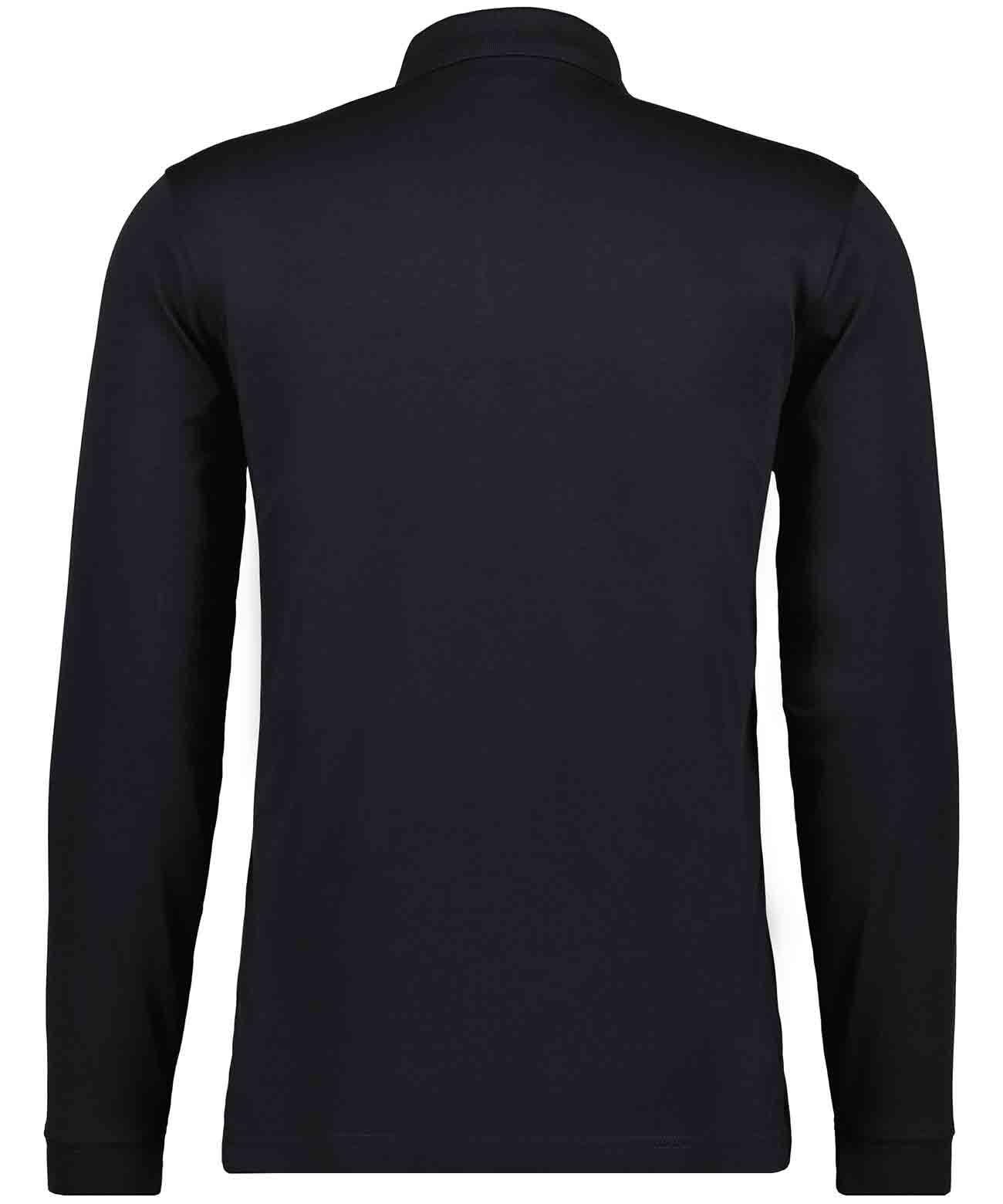 RAGMAN Herren Softknit-Polo mit Brusttasche, Langarm