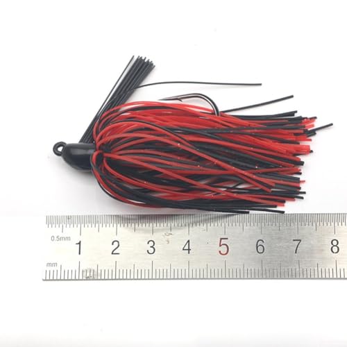 Comgooldool Jupe de leurre en silicone pour bar, 6,3 cm, pour leurre de bricolage, spinnerbaits, buzzbaits, leurres sans mauvaises herbes, leurres de pêche pour brochet, doré jaune, bar (2#)