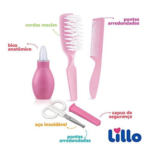 Kit Recém Nascido Higiene - Lillo, Rosa