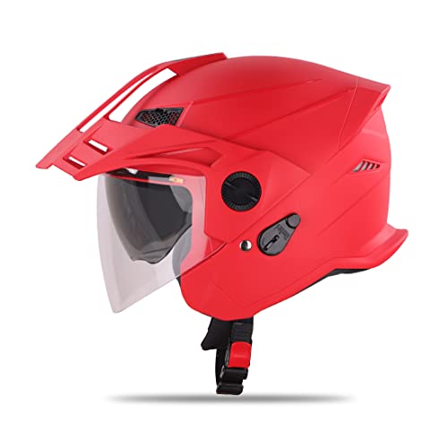 Sbh-23 Gt Plus Open Face Isi Certified Motorcycling Helmet with Inner Sun Shield with Skull Cap