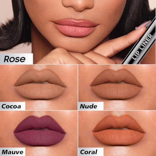 Image of Lip Liner Stain Peel off - Waterproof & Long Lasting Peel Lip Stain Non-Stick Cup, Enhancing Complexion & Nourishing for All Skin Types, Create A Natural Lip Color (Nude)