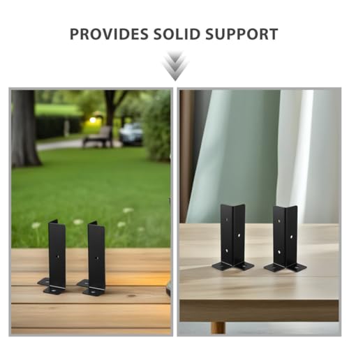 Soportes para postes de valla metálicos base de anclaje para pérgolas y terrazas 7