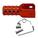 Schalthebelspitze Motorrad Schalthebel Spitze Aluminium Zubehör für Motocross Enduro Dirt Bike ATV Ersatzteil (rot)