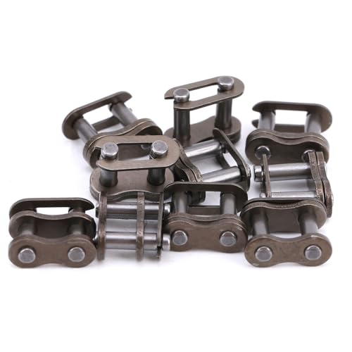TOPINCN Connecteur de Chaîne en Fonte 25H, Maillon de Chaîne, Haute Résistance, Installation Facile pour le Remplacement