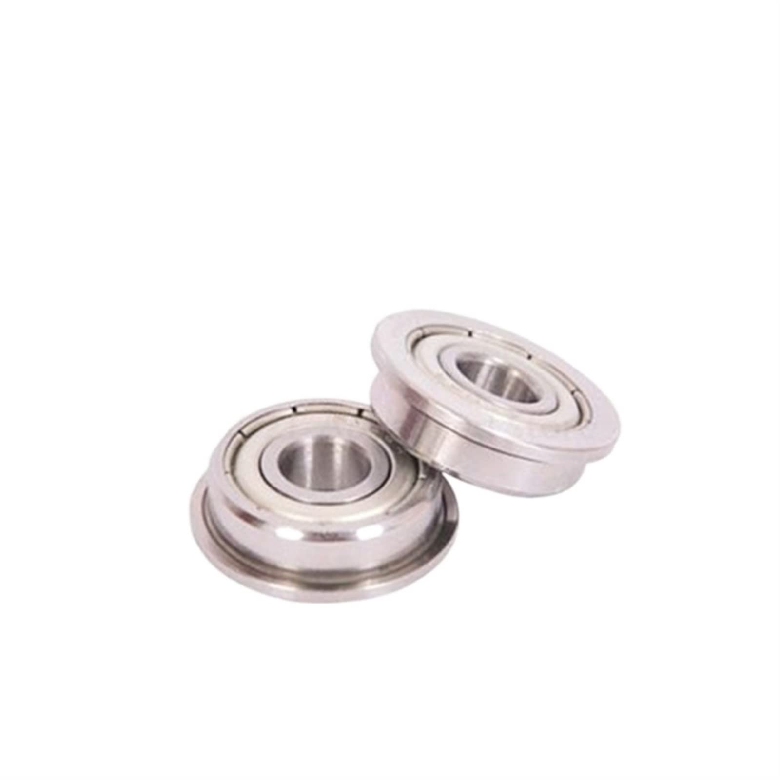 10 rodamientos rígidos de bolas con bridas F625ZZ de 5x16x5 mm for impresoras y proyectos de bricolaje(50PCS)