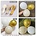 White Sand Gold Balloons Garland Arch Kit,156PCS White Nude Balloons with Metallic Chrome Gold Latex Balloons for Boho Wedding Baby Bridal Shower Engagement Anniversary Birthday Decorations Backdrop