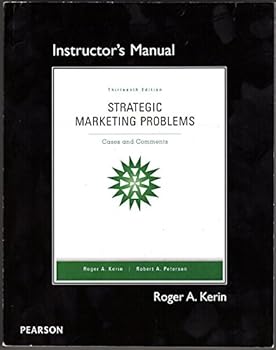 Paperback Strategic Marketing Problems Cases and Comments Instructor's Manual, 13th Ed. Book