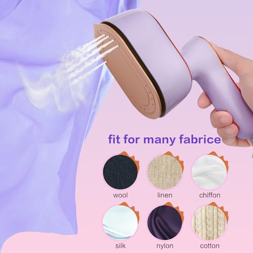 Reise-Dampfbügeleisen für Kleidung, tragbarer Mini-Handheld-Leichtdampfer, 180° drehbar, Bügel-Bügel-2 in 1,Schlafsaal-Essentials, Kleidungs-Hand Multi-direktionale anwendbare Dampfer ﻿