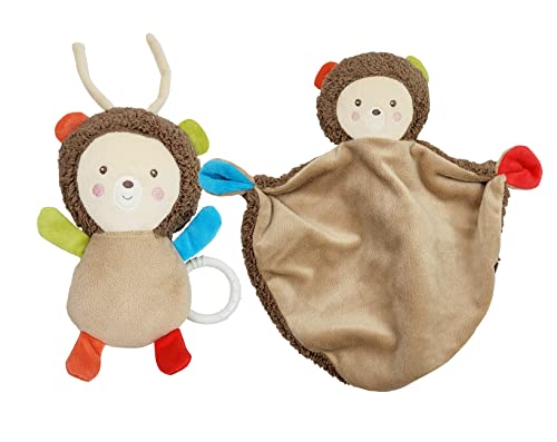 Windelvip Baby Set Musik Spieluhr und Schnuffeltuch Plüschtier Igel Cover
