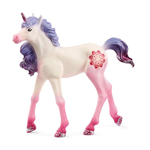 SCHLEICH BAYALA | Mandala Einhorn Fohlen 70716 | detailgetreue, Fantastische Figuren | tolles Geschenk für Mädchen und Jungen | wunderschöne Sammelfiguren | Spielfigur ab 5 Jahren | 9 x 3 x 8 cm