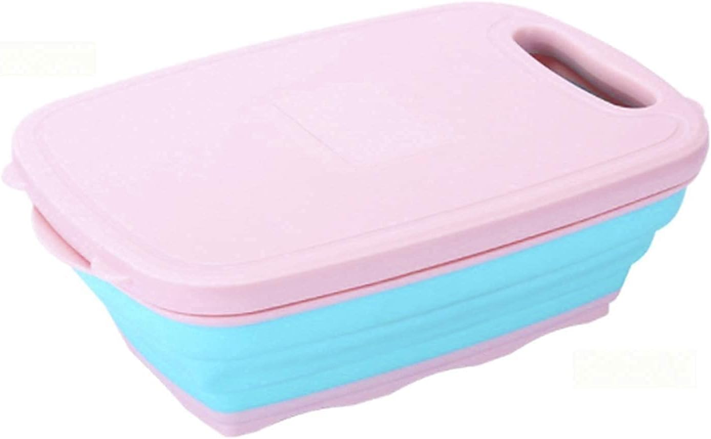 SUKILO 9 in 1 Multipurpose Silicone-Based Foldable Kitchen Cutting Board, Collapsible Dish Tub, Portable Vegetable & Fruit Washer, Chopping Board with Drain, Outdoor & Indoor Kitchen Essentials