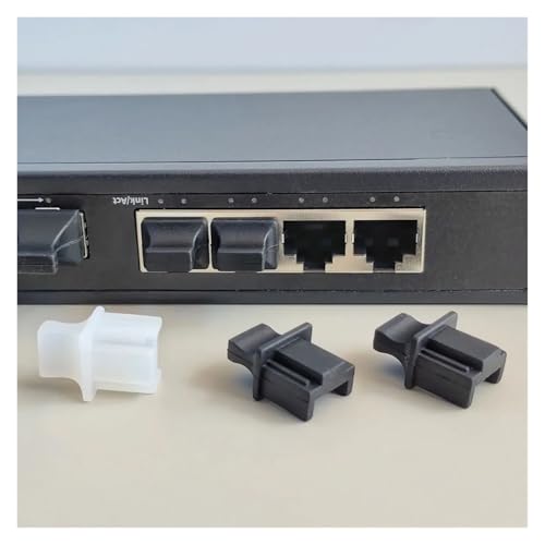 Fundas antipolvo RJ45 Ethernet para mantener limpio el estudio en casa 7