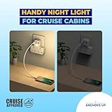 Cruise Approved UK Extension Lead Multi-Plug 7-in-1 – Non Surge for Cruise Ships – 4 USB Ports and Night Light – Works on P&O, Marella, Cunard, Fred Olsen, Ambassador and more – Cruise Essential - Image 6