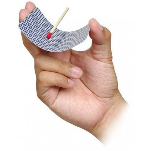 KSHOP Kid's Magic Trick: Floating Match Stick Toothpick on Gimmick Card - Multi Color, Magic Trick Prop, For Kids, Ages 3+, Includes: Floating Match Stick Toothpick, Gimmick Card