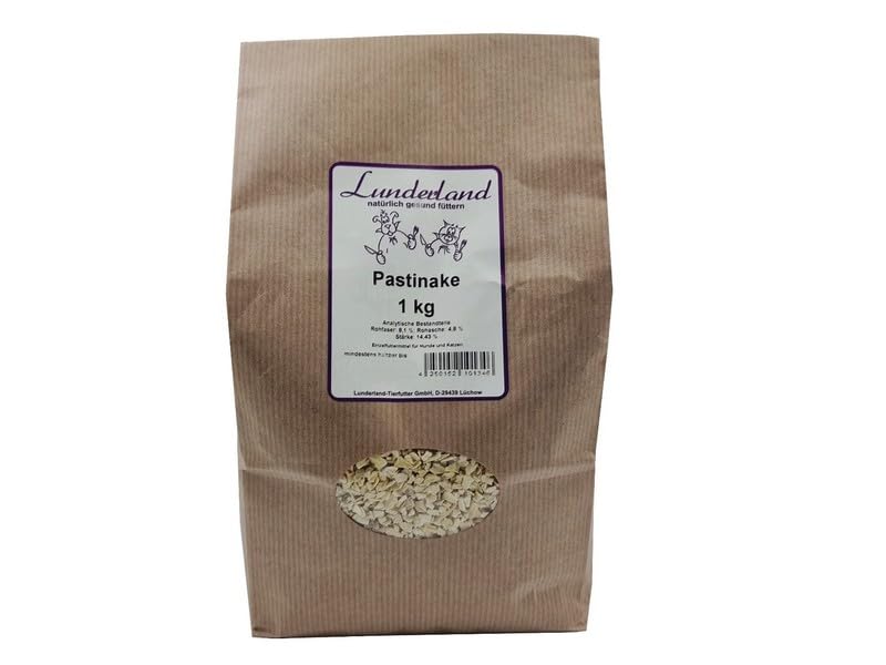 Lunderland Pastinaken Raspel 1kg - Einzelfuttermittel für Hunde und Katzen