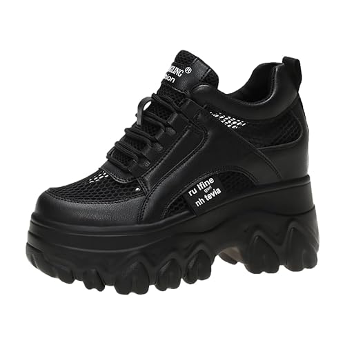 [QJCLEAN] Xj[J[ fB[X 10cmgAbv _bhXj[J[ [XAbv bV ʋC NbV ₷ X|[c ʋ ʊw JWA 22cm~24.5cm (ubN, {̌C̃TCY@, l, l, 