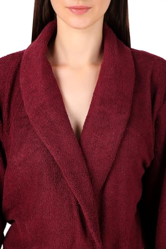 Image of Men's /Women Bath Robe | Full Sleeve Cotton Bathrobe - Suitable for Birthday /Anniversary /Diwali /Couple /wedding Gift | 250 GSM