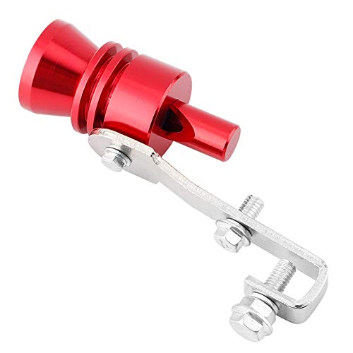 Coche Turbo Whistle | Silbato universal del tubo de escape del coche para los accesorios del automóvil de SUV de ATV del automóvil(rojo)
