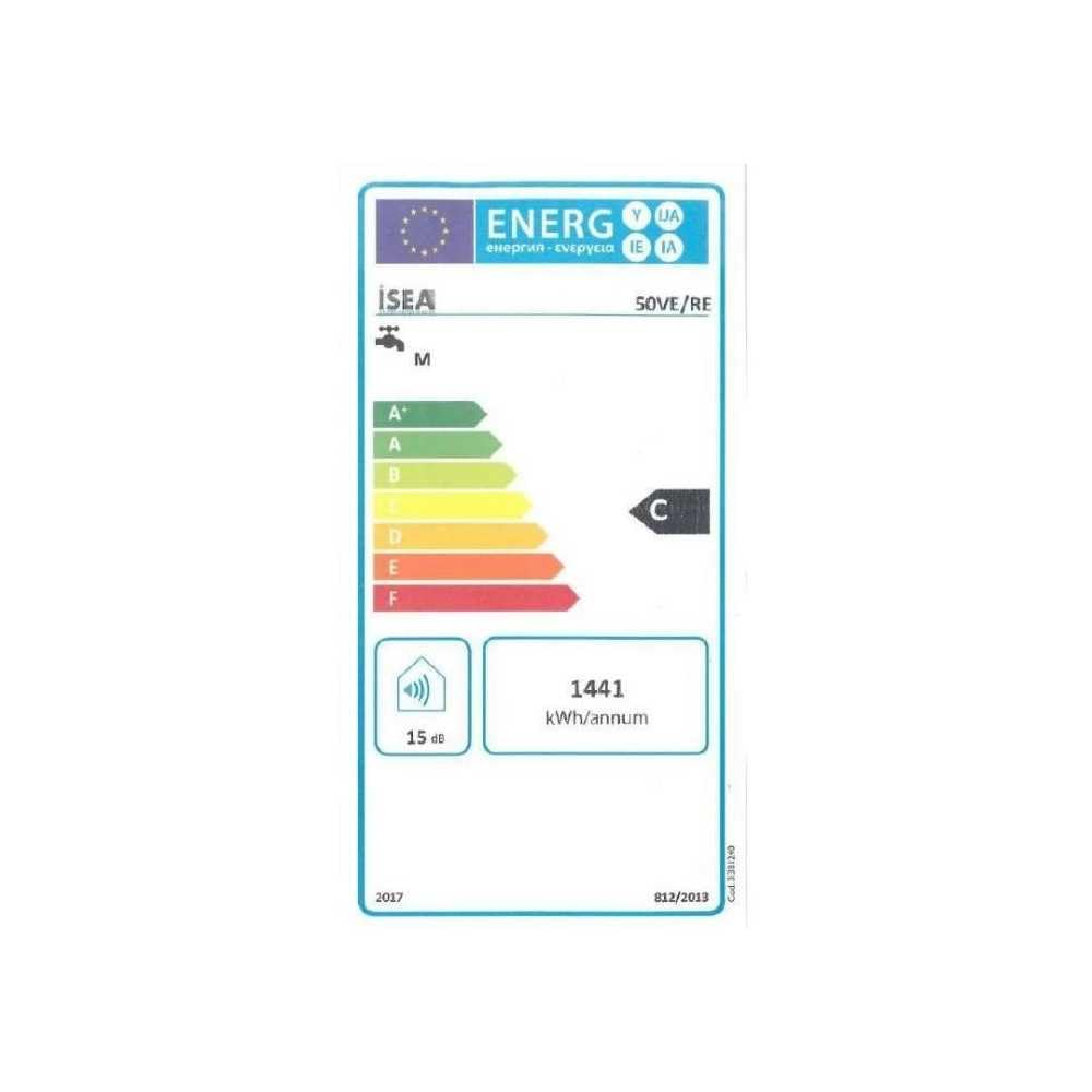 FERROLI S.P.A. - SCALDABAGNO 50 LT MOD. ORIZZONTALE DX 2 ANNI