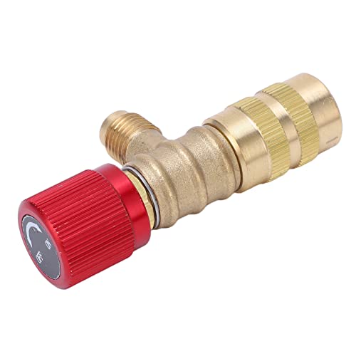 Válvula de carga refrigerante de latón para R22 R410 R134A miniatura 6