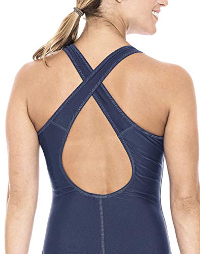 Speedo Maillot Vintage, M, Azul