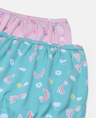 Image of Jockey SG06 Girls Super Combed Cotton Printed Bloomers (Pack of 2)