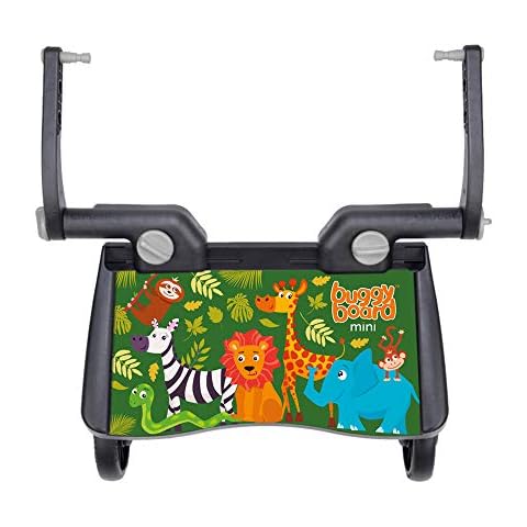 Lascal BuggyBoard Mini Special Edition | Universal Board, Compatible with Over 99% of Pushchairs | Ideal for Smaller Strollers | Jungle Animals) Cover