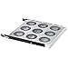 BUD Industries FT-1170-WH Steel Fan Tray Assembly 17" L x 17.5" W x 1.72" H, White