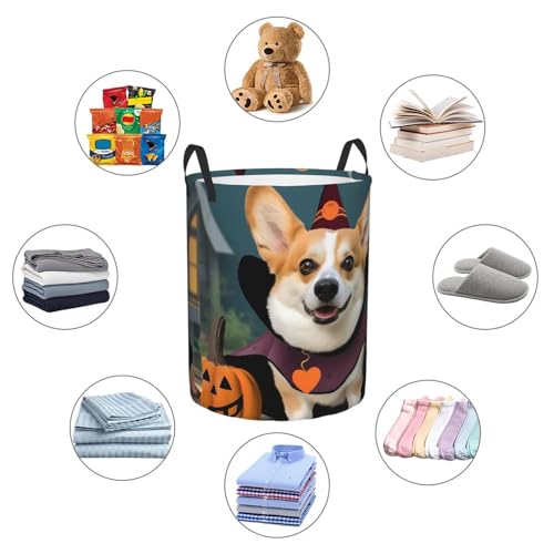 Panier à linge Halloween pliable et imperméable taille M