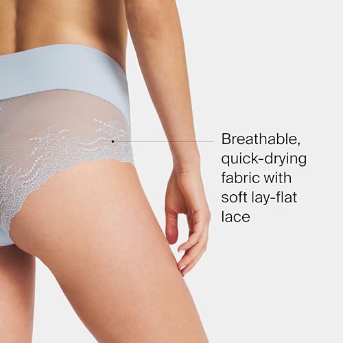 Image of SPANX SPANXsmooth Undie-tectable Lace Hi-Hipster - Comfortable Core Control - Lace Shapewear - No Visible Panty Lines