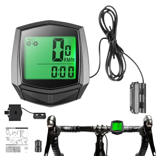 Ordenador de bicicleta - Odómetro impermeable para ciclismo | Velocímetro inalámbrico para bicicleta | Ordenador de ciclismo GPS | Velocímetros de seguimiento de velocidad | Ordenadores de ciclismo