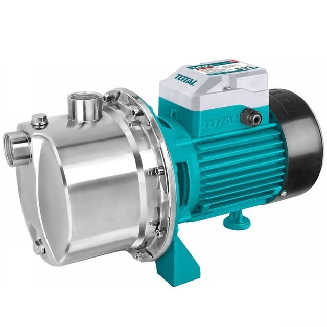 Total Stainless Steel Self-Priming Jet Water Pump 1"x1", 750W- TWPS375062