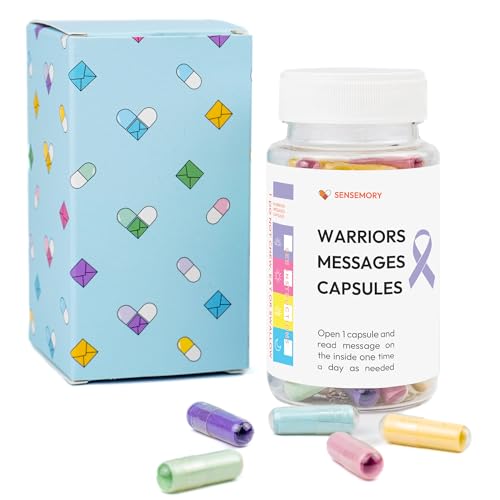 50 Warrior Messages in a Bottle, Breast Cancer Gifts, Breast Cancer Awareness, Get Well Gifts for Women after Surgery, Chemotherapy Must Haves, Cancer Survivor Gifts2